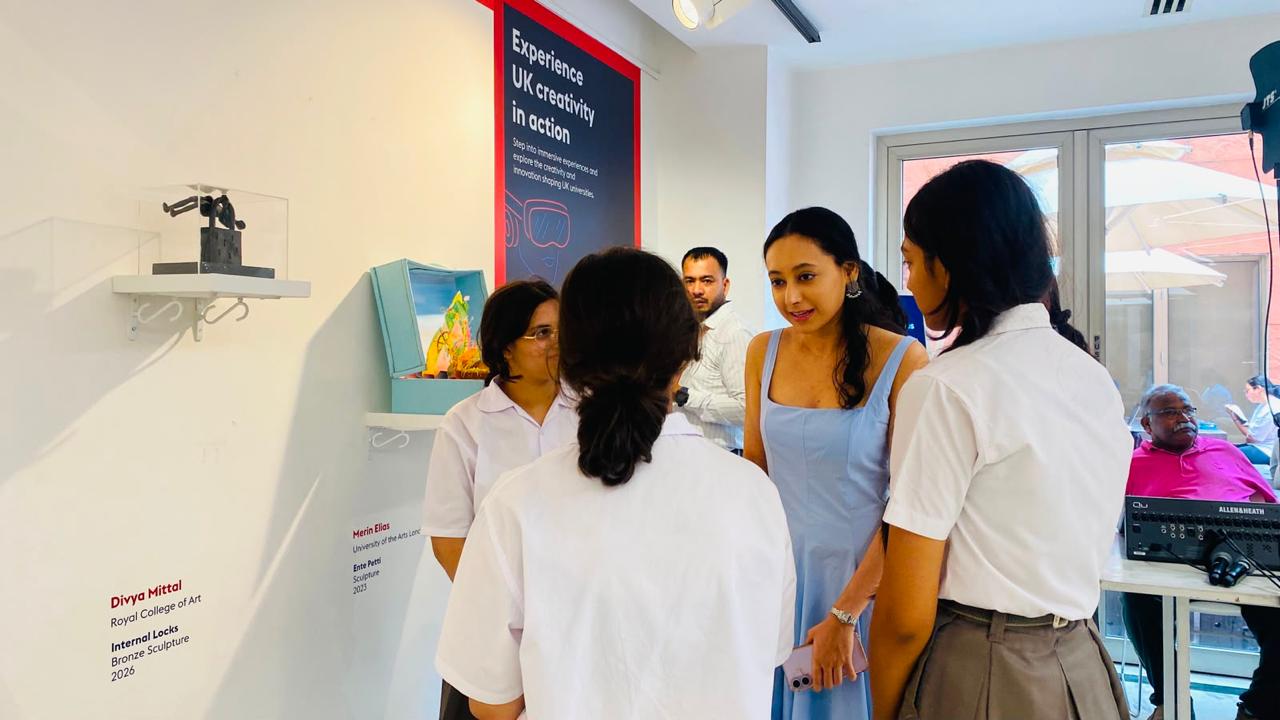 Student Visit to the British Council Art Exhibition